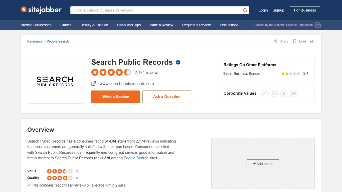Search Public Records Reviews - 2,048 Reviews of Searchpublicrecords ...